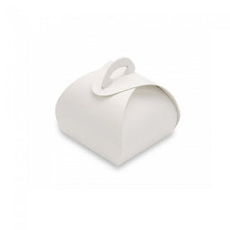 White - Single Truffle Tote - 1-1/2 x 1-1/2 x 1-1/4"