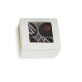 White - Ballotin Box - (4 Pc.) 2-5/8 x 2-1/2 x 1-1/4" - w/Window