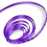 Purple / White Dot - Mercedes Dot Ribbon - 1/8" x 100 Yards