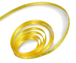 Daffodil / White Dot - Mercedes Dot Ribbon - 1/8" x 100 Yards