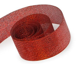 Red - Metallic Coast Ribbon - 1-1/2" x 50 Yards