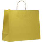 Matte Metallic Gold - Shopping Bag - 16 x 6 x 12-3/8"