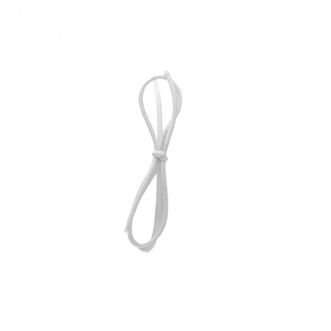 Matte White - Pre Tied Stretch Loop - 10" Loop (18" untied)