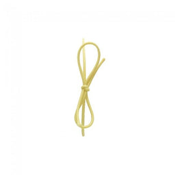 Matte Yellow - Pre Tied Stretch Loop - 10" Loop (18" untied)