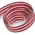 Red / White - Mono Stripe Ribbon - 1-1/2" x 50 Yards