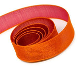 Pink / Orange - Mozart Ribbon - 7/8" x 25 Yards