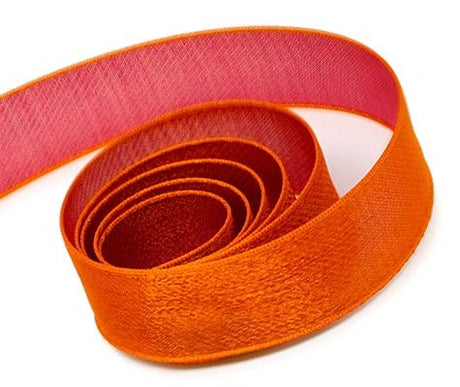 Pink / Orange - Mozart Ribbon - 7/8" x 25 Yards
