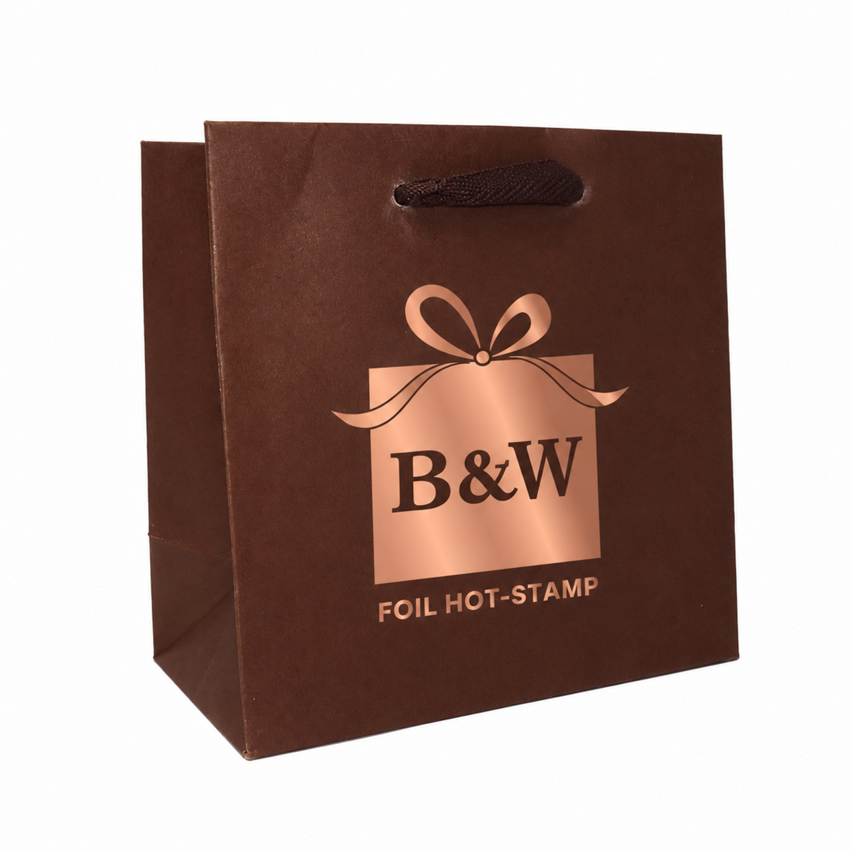 6.5 x 3.5 x 6.5" / 1 Color Foil Hot-Stamp / Case/100