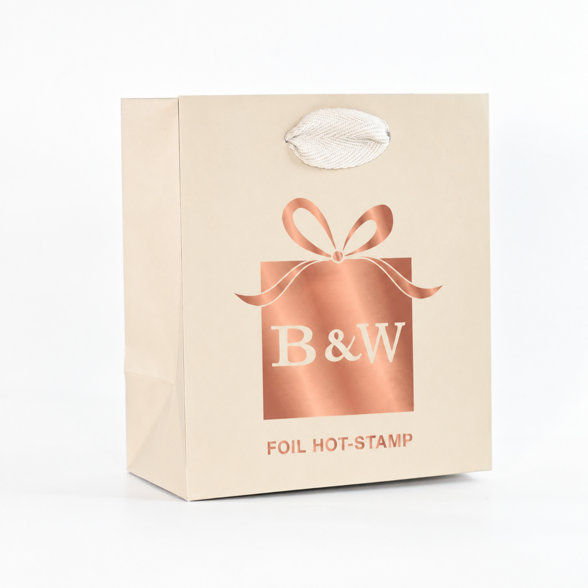6.5 x 3.5 x 6.5" / 1 Color Foil Hot-Stamp / Case/100