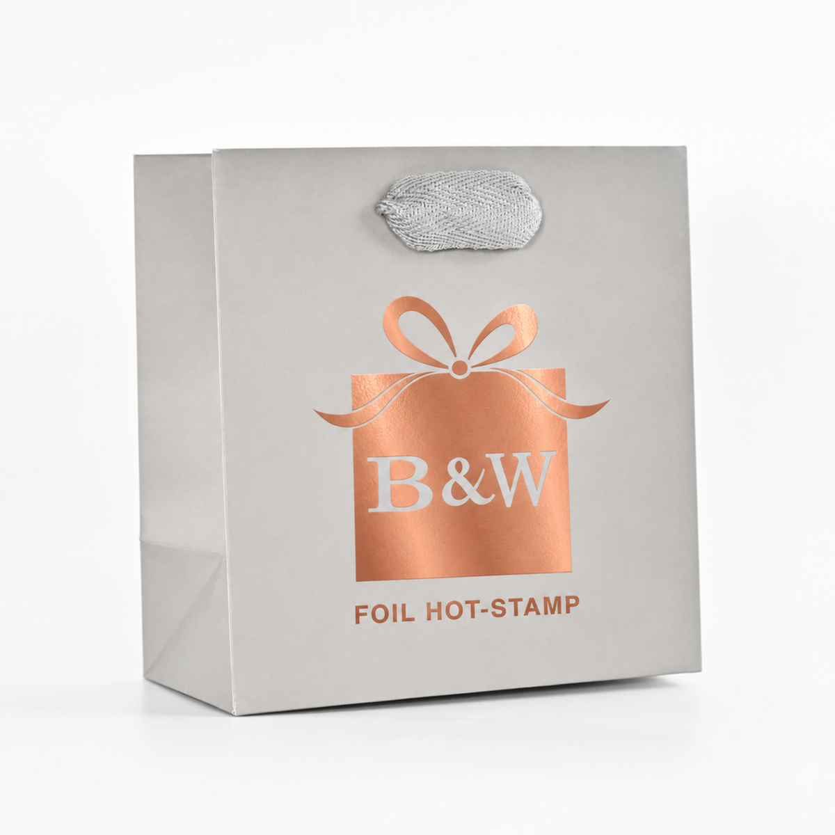 6.5 x 3.5 x 6.5" / 1 Color Foil Hot-Stamp / Case/100
