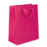 Fifth Avenue Fuchsia - Twill Ribbon Handle Gift Bag - 8 x 4 x 10"