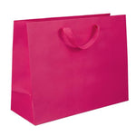 Fifth Avenue Fuchsia - Twill Ribbon Handle Gift Bag - 16 x 6 x 12"