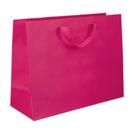 Fifth Avenue Fuchsia - Twill Ribbon Handle Gift Bag - 16 x 6 x 12"