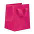 Fifth Avenue Fuchsia - Twill Ribbon Handle Gift Bag - 5 x 4 x 6"