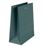 Soho Spruce Green - Twill Ribbon Handle Gift Bag - 10 x 5 x 13"