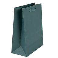 Soho Spruce Green - Twill Ribbon Handle Gift Bag - 10 x 5 x 13"