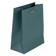 Soho Spruce Green - Twill Ribbon Handle Gift Bag - 8 x 4 x 10"