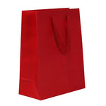 Big Apple Bright Red - Twill Ribbon Handle Gift Bag - 10 x 5 x 13"