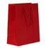 Big Apple Bright Red - Twill Ribbon Handle Gift Bag - 8 x 4 x 10"