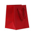 Big Apple Bright Red - Twill Ribbon Handle Gift Bag - 5 x 4 x 6"