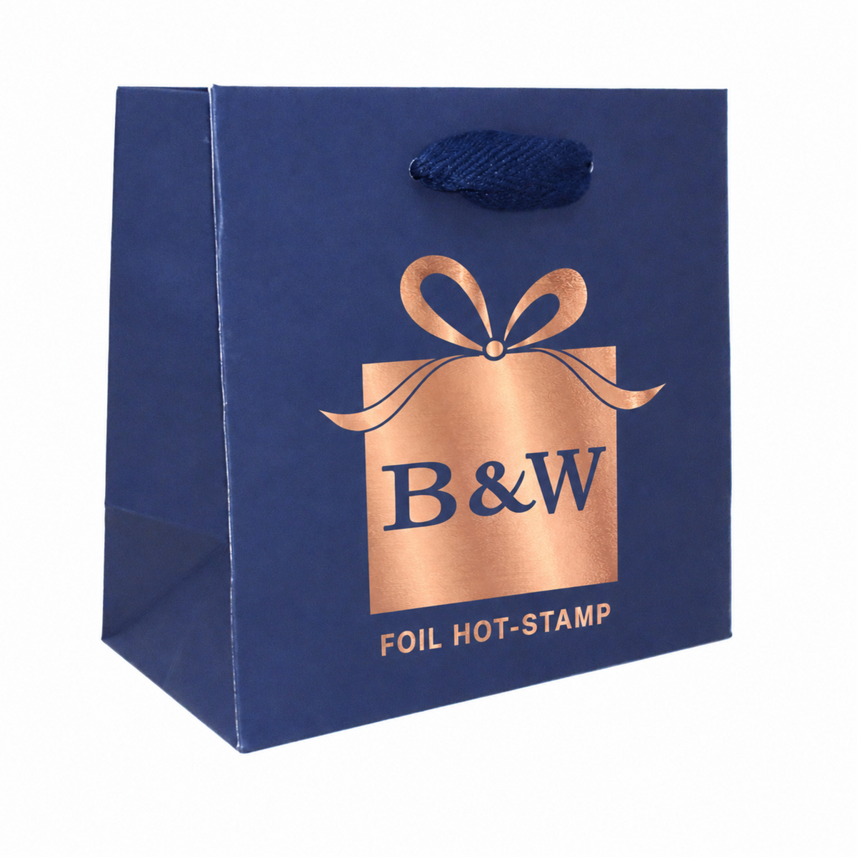 6.5 x 3.5 x 6.5" / 1 Color Foil Hot-Stamp / Case/100