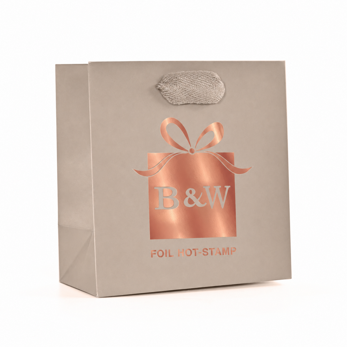 6.5 x 3.5 x 6.5" / 1 Color Foil Hot-Stamp / Case/100