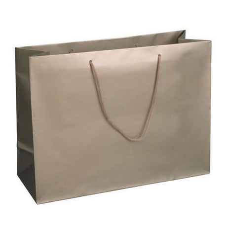 Matte Metallic Champagne - Matte Euro Tote - 13 x 5 x 10"