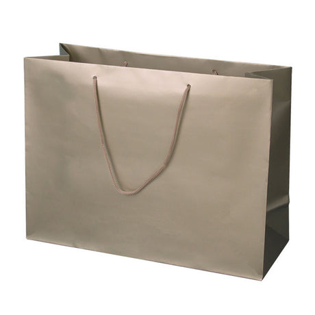 Matte Metallic Champagne - Matte Euro Tote - 16 x 4-3/4 x 13"