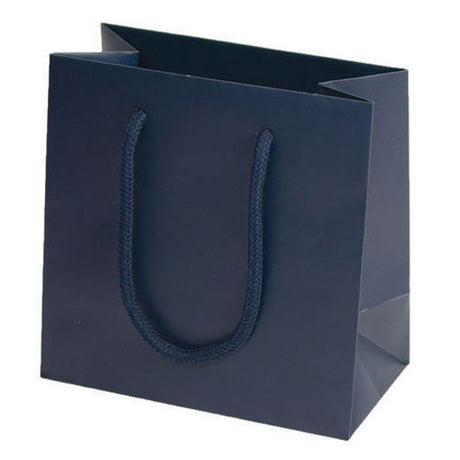 Matte Navy - Matte Euro Tote - 6-1/2 x 3-1/2 x 6-1/2"