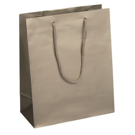 Matte Metallic Champagne - Matte Euro Tote - 8 x 4 x 10"