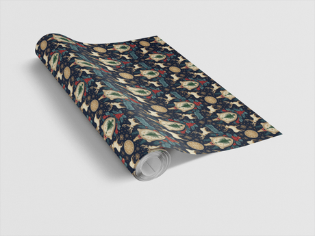Stag Heraldry Wrapping Paper