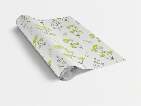 Yellow Spring Flowers - Mother's Day Design Wrapping Paper