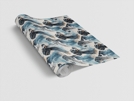 Spotted Trails - Coonhound Wrapping Paper