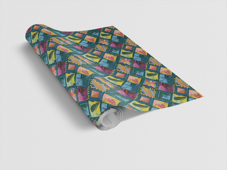 Carnival Kaleidoscope - Geometric Pattern Wrapping Paper