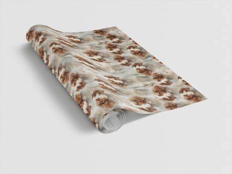 Merry Motion, Gentle Heart - Brittany Spaniel Wrapping Paper