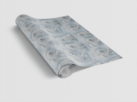 Crystal Paws - Paw Prints & Dogs Wrapping Paper