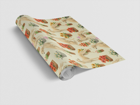 Potted Grace - Saluki Wrapping Paper