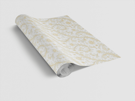 Champagne Baroque - Baroque Filigree Wrapping Paper