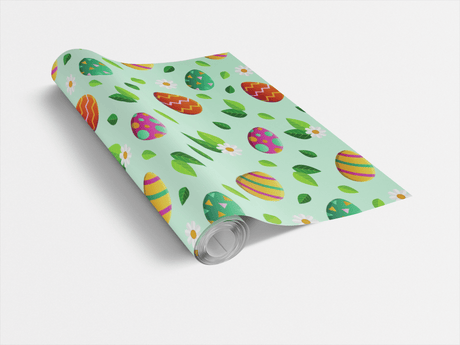 Eggs-actly What You Want 2 - Easter Eggs & Spring Wrapping Paper