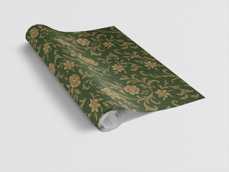 Baroque Verdure - Baroque Filigree Wrapping Paper