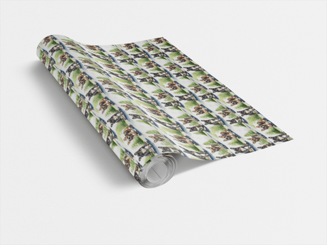 Frenchie Street Skates - French Bulldog Wrapping Paper