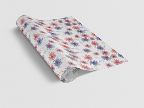 Stars and Sparks Wrapping Paper
