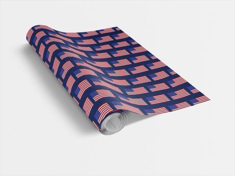 Proudly USA Made Wrapping Paper