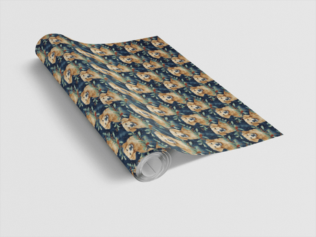Chilly Golden - Golden Retriever Wrapping Paper