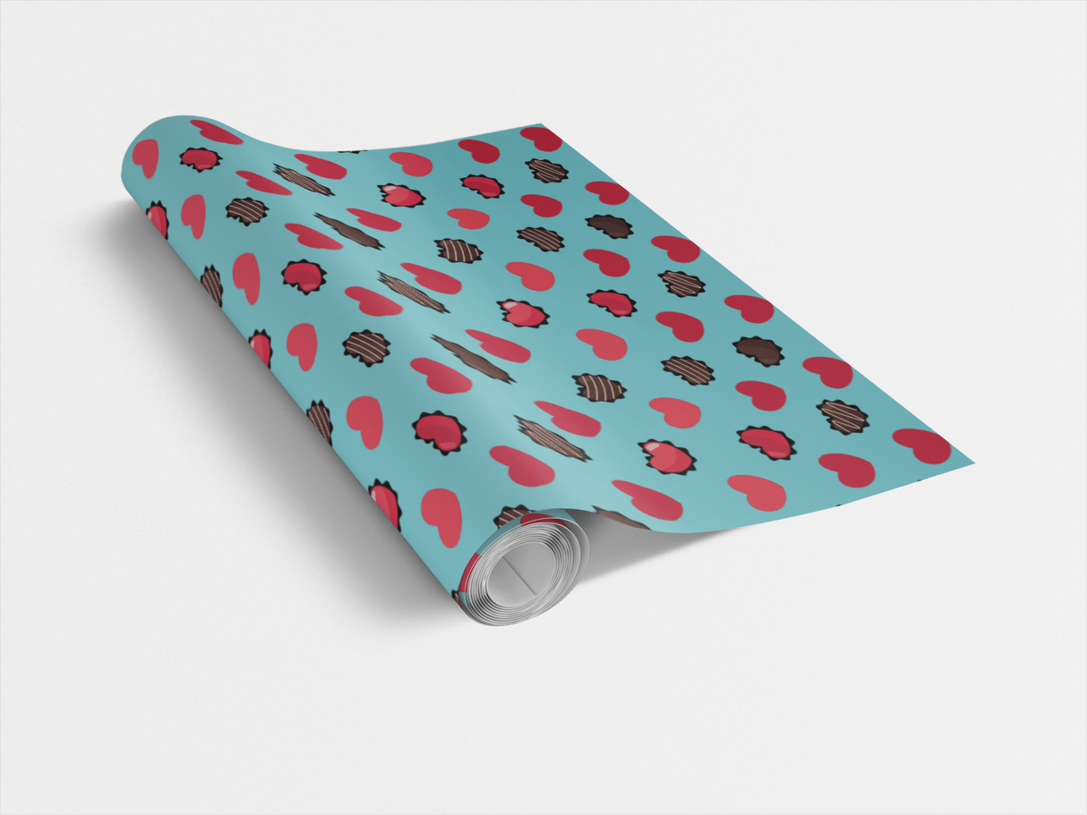 Hearts Choco Blue