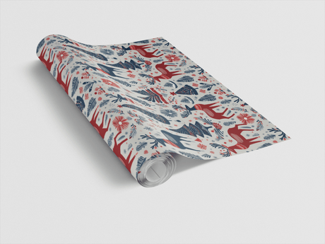 Nordic Reindeer Wrapping Paper