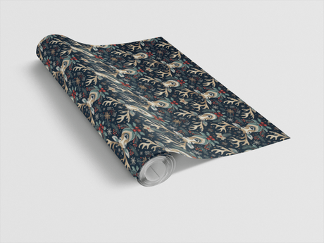 Majestic Antlers - Reindeer & Antlers Wrapping Paper