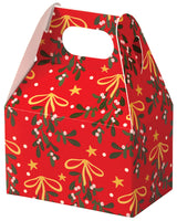 Mistletoe Bows - Mini Gable Box - 4 x 2-1/2 x 2-1/2"