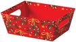 Mistletoe Bows - Basket Tray - 9 x 7 x 3-1/2"