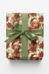 Rust Red and Ribboned Joy Wrapping Paper
